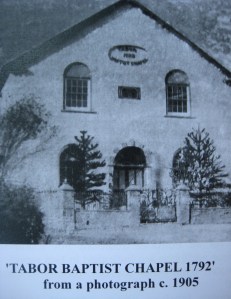 Taken from TABOR CHURCH DINAS CROSS Edited by Ann Hughes and John Hughes in the Dinas History Series