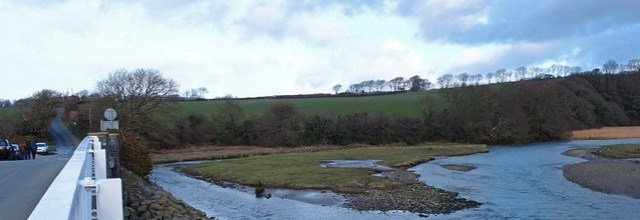 Newport white metal bridge