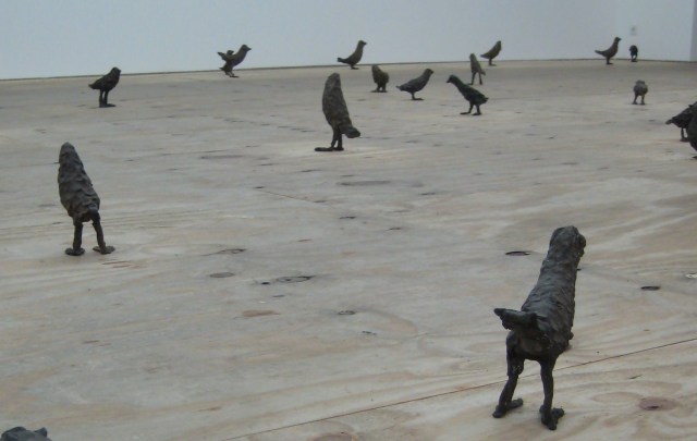 Bronze birds by Ugo Rondinone 2