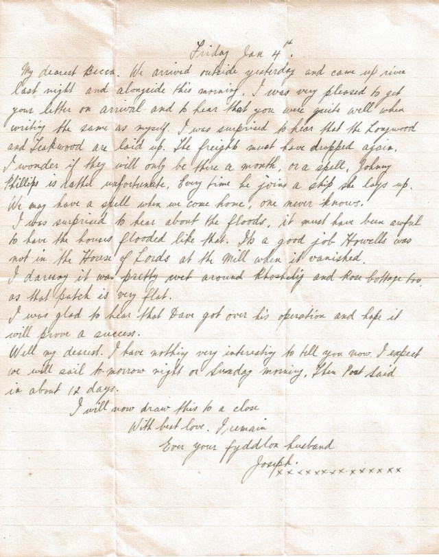 Joe Francis letter 2-4