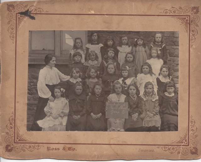 Brynhyfryd Girls School Group 5 with their teacher Mary Anne Harries.
